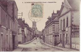 61 LE MESLE SUR SARTHE - (animé, Attelages) Grande Rue - D8 - Le Mêle-sur-Sarthe