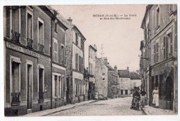 Rebais, La Poste Et Rue Des Moulineaux, 1945 - Rebais