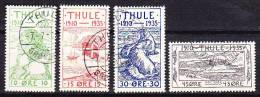 Greenland (Thule) 1935 Mi. 1-2, 4-5 Jahrestag Der Gründung Der Thule-Siedlung Polar Explorer Knud Rasmussen - Thule