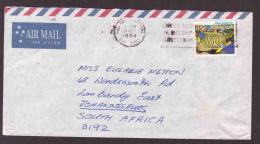 Australia On Cover - 1984 - Regal Angelfish - Destination South Africa - Air Mail - Cartas & Documentos