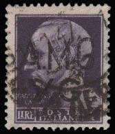 Italia - Amministrazione Anglo-Americana - Lire 1 Violetto - Serie Imperiale - 1945/47 - Afgestempeld
