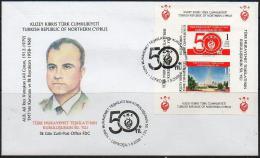 Northern Cyprus (Turkish) - 2008 (FDC) 50.Resistance Organization-Widerstandsbewegung ** - Gebraucht