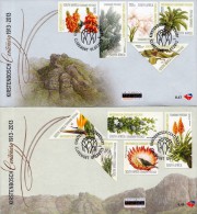 South Africa - 2013 Kirstenbosch Gardens Centenary FDC Set - Cactusses