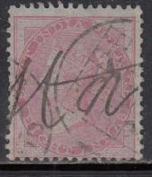 British East India Used 1855, Eight Annas On Blue Paper, No Wartermark, - 1854 Compagnie Des Indes