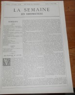 La Semaine Des Constructeurs. N°38. 15 Mars 1890. Maison à Rouen. - Revues Anciennes - Avant 1900