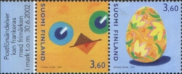 Finlandia Finland 2001 Easter - Pasqua 2v Se Tenant  ** MNH - Nuevos