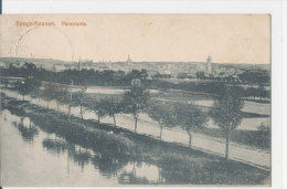 SANGERHAUSEN PANORAMA VOYAGEE 1915 ETAT VOIR 2 SCANS - Sangerhausen