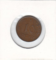 10 CENTIMES -bronze 1930 - Luxembourg