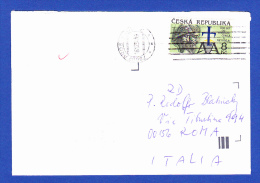 ENVELOPPE --  CACHET   .  PROSTÉJOV - 16.12.94 - Storia Postale