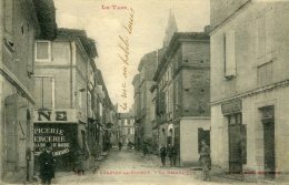 CPA 81 ST SULPICE LA POINTE LA GRANDE RUE 1920 - Saint Sulpice