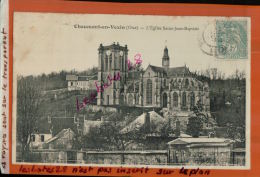 CPA 60,  CHAUMONT-EN-VEXIN, L'Eglise Saint-jean-Baptiste,   NOV 2013 137 - Chaumont En Vexin