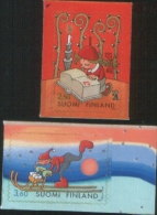 Finlandia Finland 2001 Christmas Noel Natale Adhesive Stamps 2v   ** MNH - Neufs