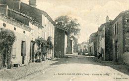 CPA 81 ST PAUL CAP DE JOUX AVENUE DE LAVAUR - Saint Paul Cap De Joux