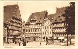 Hildesheim - Marktplatz Mit Rolandsbrunnen Knochenhauer Amtshaus - Hildesheim