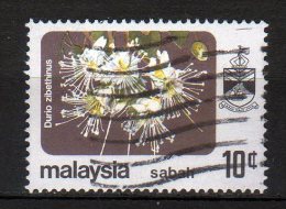 SABAH - 1984/85 YT 38B USED SENZA FILIGRANA - Sabah