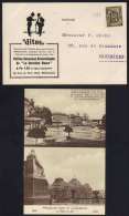 BELGIQUE - BRUXELLES - PRESSE - JOURNAUX / 1937  PREOBLITERE SUR CARTE POSTALE ILLUSTREE / 2 IMAGES (ref 5205) - Tipo 1929-37 (Leone Araldico)