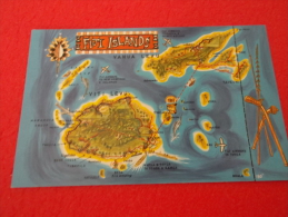 Fiji  9x14 The Map - Fidschi