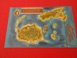 Fiji  9x14 The Map (B) - Fidschi