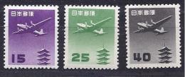 Japan1951: Michel550,552,554mlh* Cat.Value For Mnh**64Euros($87) - Luchtpost