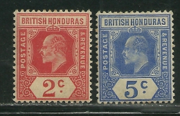 British Honduras        Set       SC# 72-73       Mint     SCV$ 18.75 - Britisch-Honduras (...-1970)