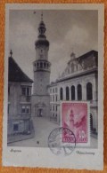 Maximum Hungary Sopron Varostorony Tower 1948 - Cartoline Maximum