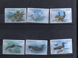 DOMINICA Nº 603 AL 608 - Baleines