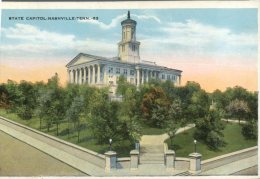 (963) Old Poscard - USA - Nashville State Capitol - Nashville