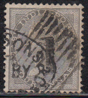 British East India Used 1856,  Four Annas, No Watermart,  Early Indian Cancellations, Renouf, Cooper, - 1854 Britische Indien-Kompanie