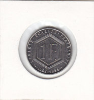 1 FRANC Nickel CHARLES DE GAULLE 1958-1988 - H. 1 Franco