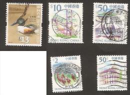Hong Kong Used 5 Sellos - Used Stamps