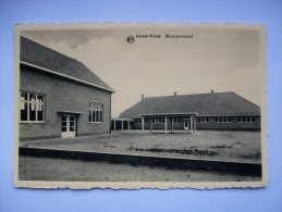 Ma Réf: 53-1-6.              GROOT-VORST    Meisjesschool.    ( Teinte Ocre Et Glacée ). - Laakdal