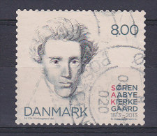 Denmark 2013 Mi. 1740    8.00 Kr Søren Aabye Kierkegaard, Philosof (From Sheet) - Usado