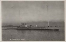 Sous-marin SAPHIR (Marine Nationale) - Carte Photo éd. Bouvet Sourd - Bateau/ship/schiff - Submarines