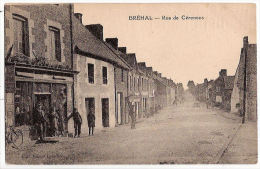 CPA Brehal Rue Des Cerens Cérences 50 Manche - Brehal