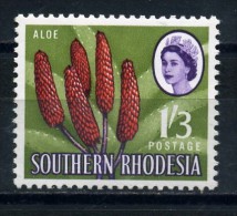 SOUTHERN  RHODESIA   1964   1/3  Red  Violet  And  Yellow  Green   MH - Rhodesia Del Sud (...-1964)