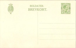 DENMARK # Soldiers Correspondence Cards - Entiers Postaux