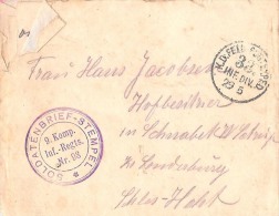 DENMARK # SoldierLetter Send To Slesvig-Holstein - Postal Stationery