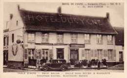 FORMERIE  -  HOTEL Du CYGNE  -  G. BULTINCK  -  Table D' Hote Garage........... - Formerie