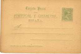 945 - Entero Postal  Nº 25 , Pelon 5 Centimos - 1850-1931