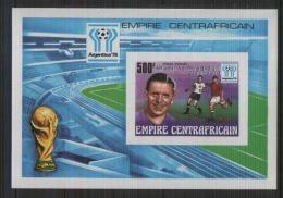 CENTRAL AFRICA  World Cup-78(soccer)  S/Sheet Overpr. Imper. MNH - Other & Unclassified