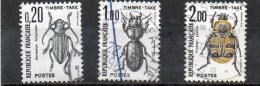 FRANCE     3 Timbres 0,20 1,00 F Et 2,00 F     Année 1982   Y&T: Taxe 104 106 Et 107   ( Oblitérés) - 1960-.... Afgestempeld