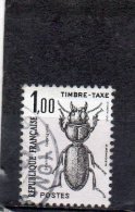 FRANCE      1,00 F     Année 1982   Y&T: Taxe  106   ( Oblitéré) - 1960-.... Gebraucht