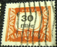 Hungary 1958 Postage Due 30f - Used - Postage Due