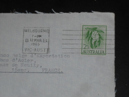 LETTRE AUSTRALIE AVEC YT 295 - FLORE FLEUR MIMOSA - - Cartas & Documentos