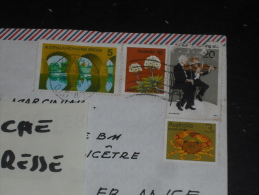 LETTRE AUSTRALIE AVEC YT 501 576 595 ET 608 - MUSIQUE ORCHESTRE VIOLON - CRABE CRUSTACE PONT FLEUR - - Lettres & Documents