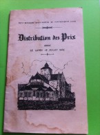 Petit Séminaire Saint Martin De Fontgombaud (Indre)  Distribution Des Prix Le Lundi 18 Juillet 1927 - Diplômes & Bulletins Scolaires