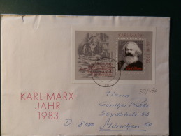 37/430    LETTRE   DDR - Karl Marx