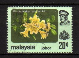 JOHOR - 1984 YT 166 USED SENZA FILIGRANA - Johore