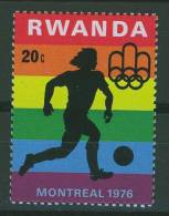 Ruanda Rwanda 1976 Mi 823 ** Olympic Games Montreal 1976 - Voetbal / Football / Fußball / Fútbol / Calcio - Ete 1976: Montréal