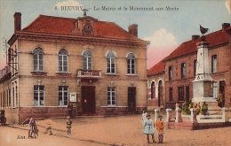 62 BEUVRY La Mairie Et Le Monument Aux Morts - Beuvry